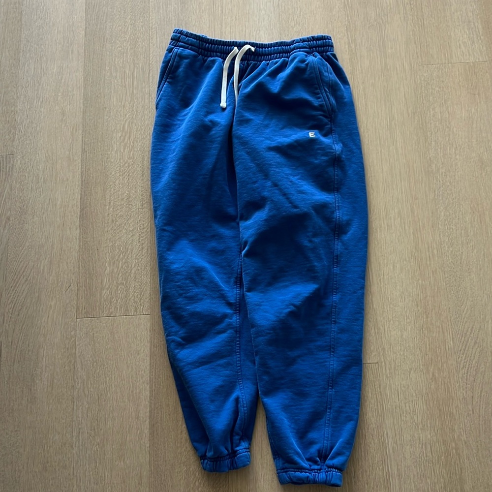 Blue everlane sweatpants size medium